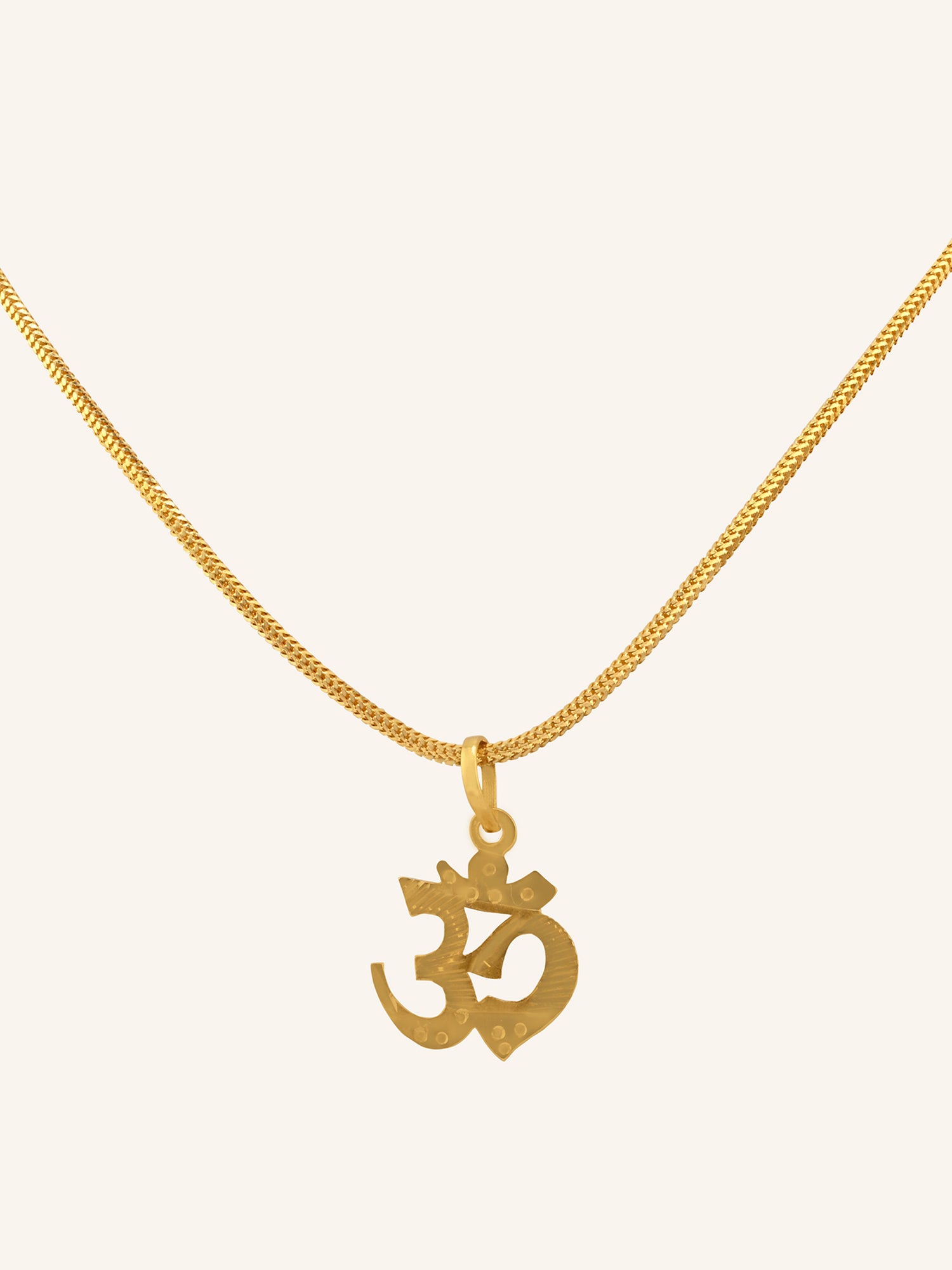 22ct Gold Om Pendant