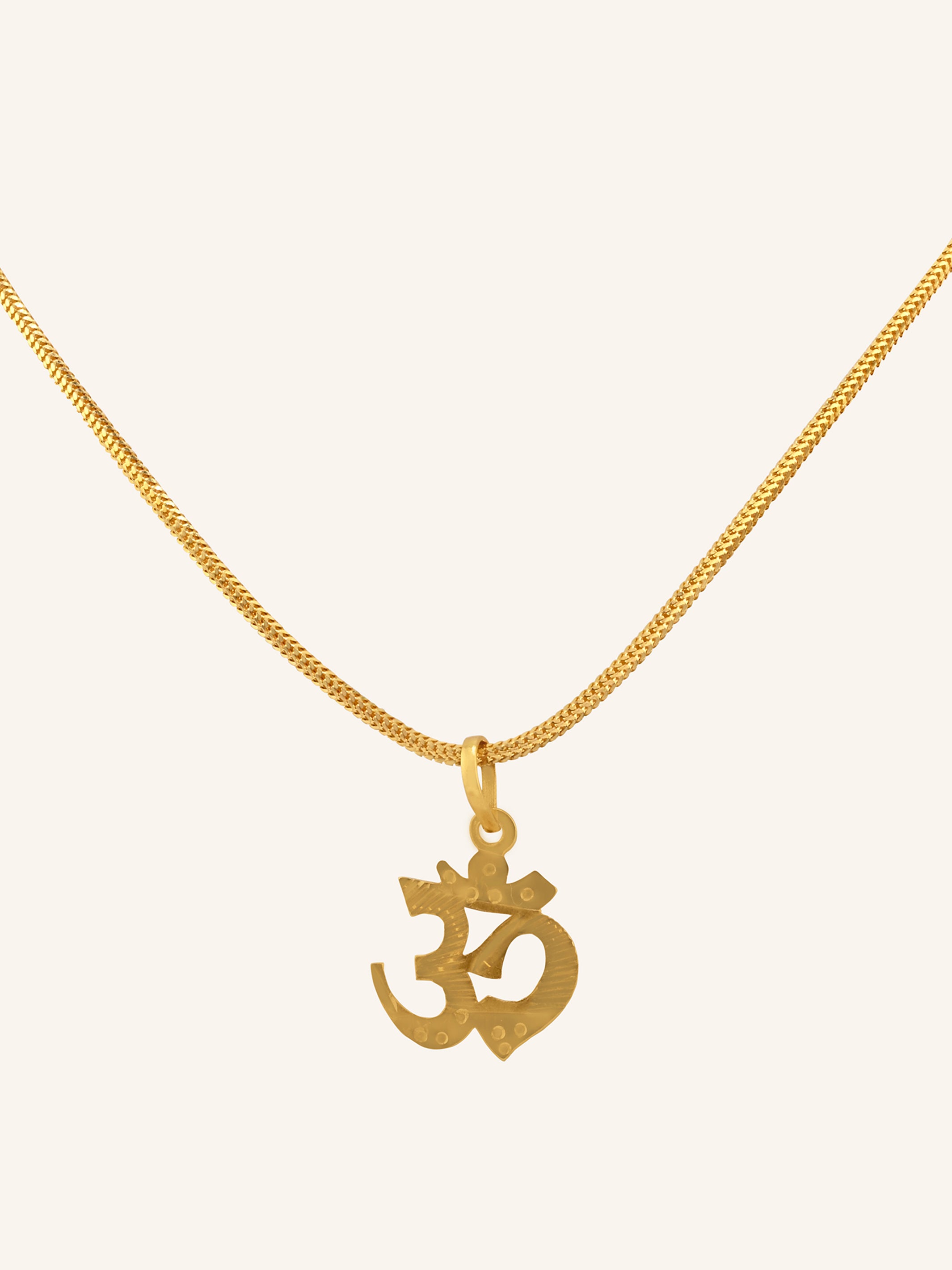 22ct Gold Om Pendant