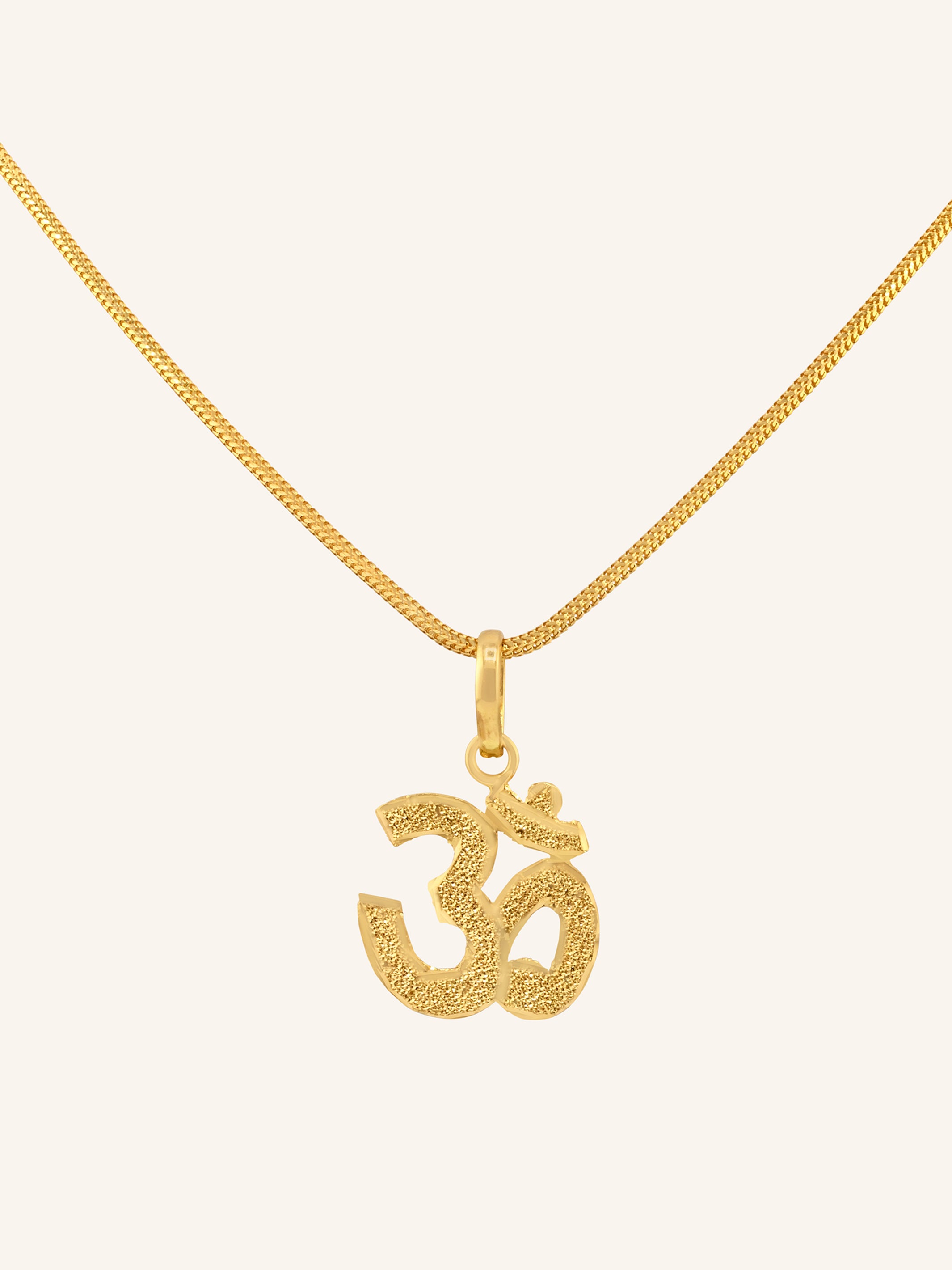 22ct Gold Om Pendant