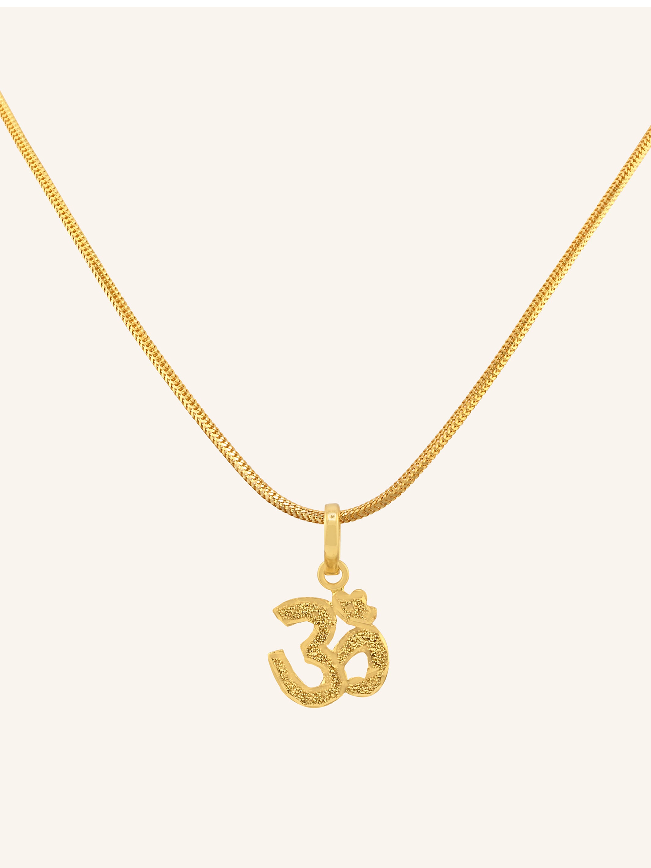 22ct Gold Om Pendant