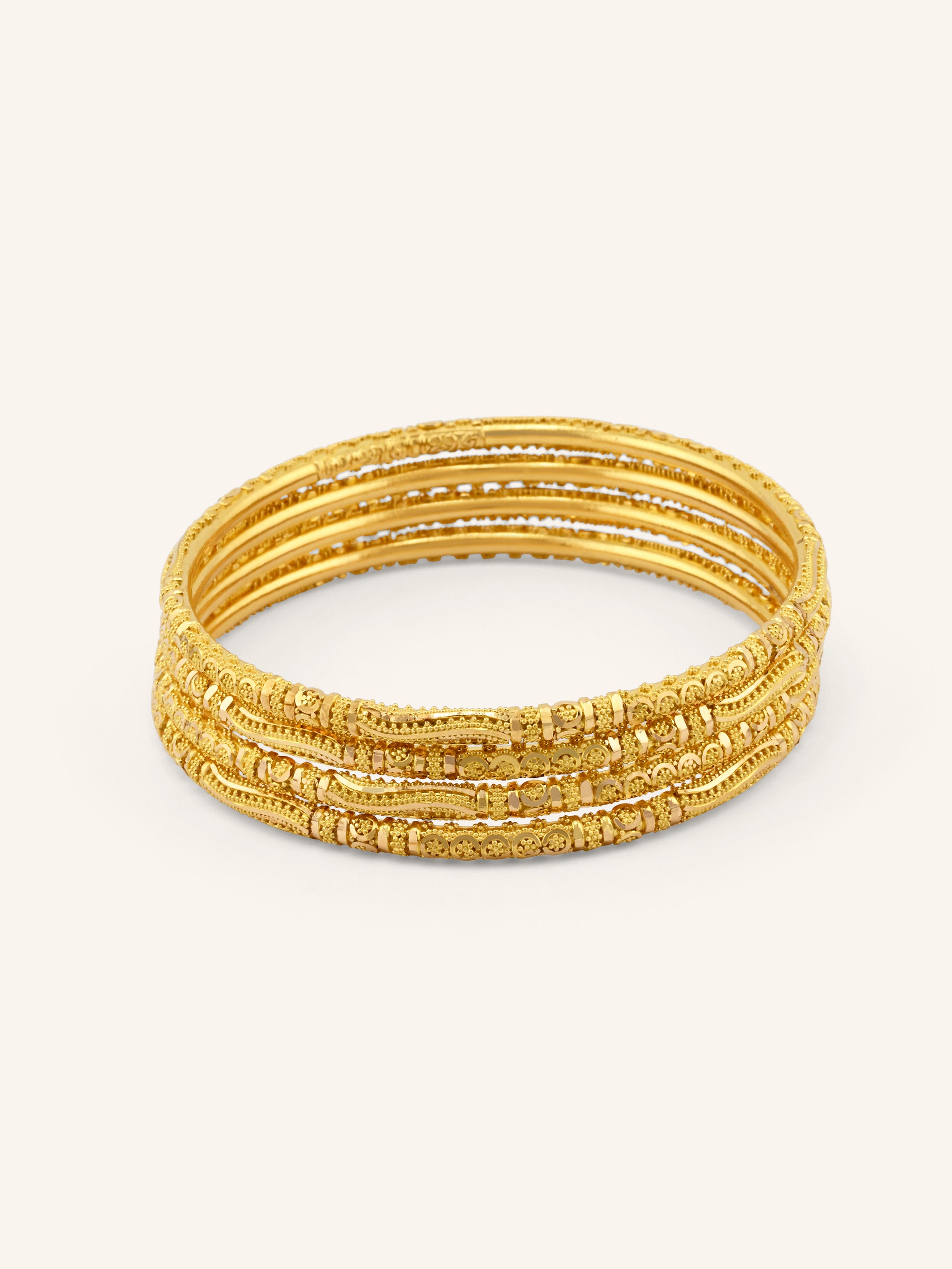 22ct Gold 6 Piece Bangle