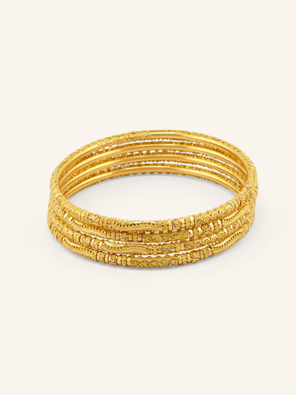 22ct Gold 6 Piece Bangle