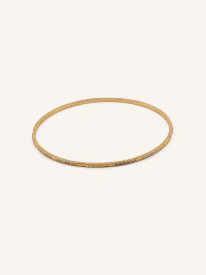 22ct Gold Two Tone 4 Piece Bangle