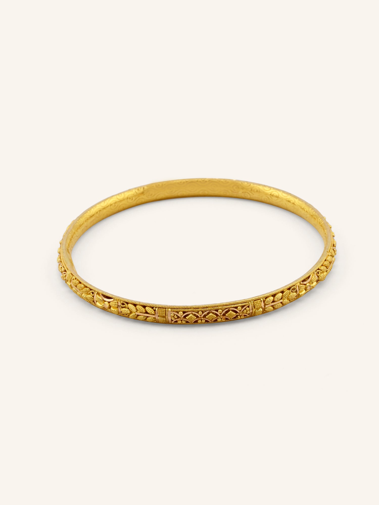 Classic 22ct Gold Filigree 4 Piece Bangles