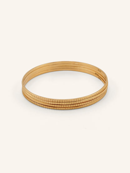 22ct Gold 4 Piece Bangle