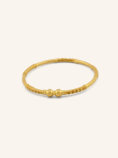 22ct Gold Filigree Pair Bangles