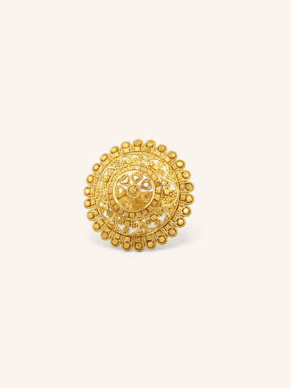 22ct Gold Adjustable Cocktail Ring