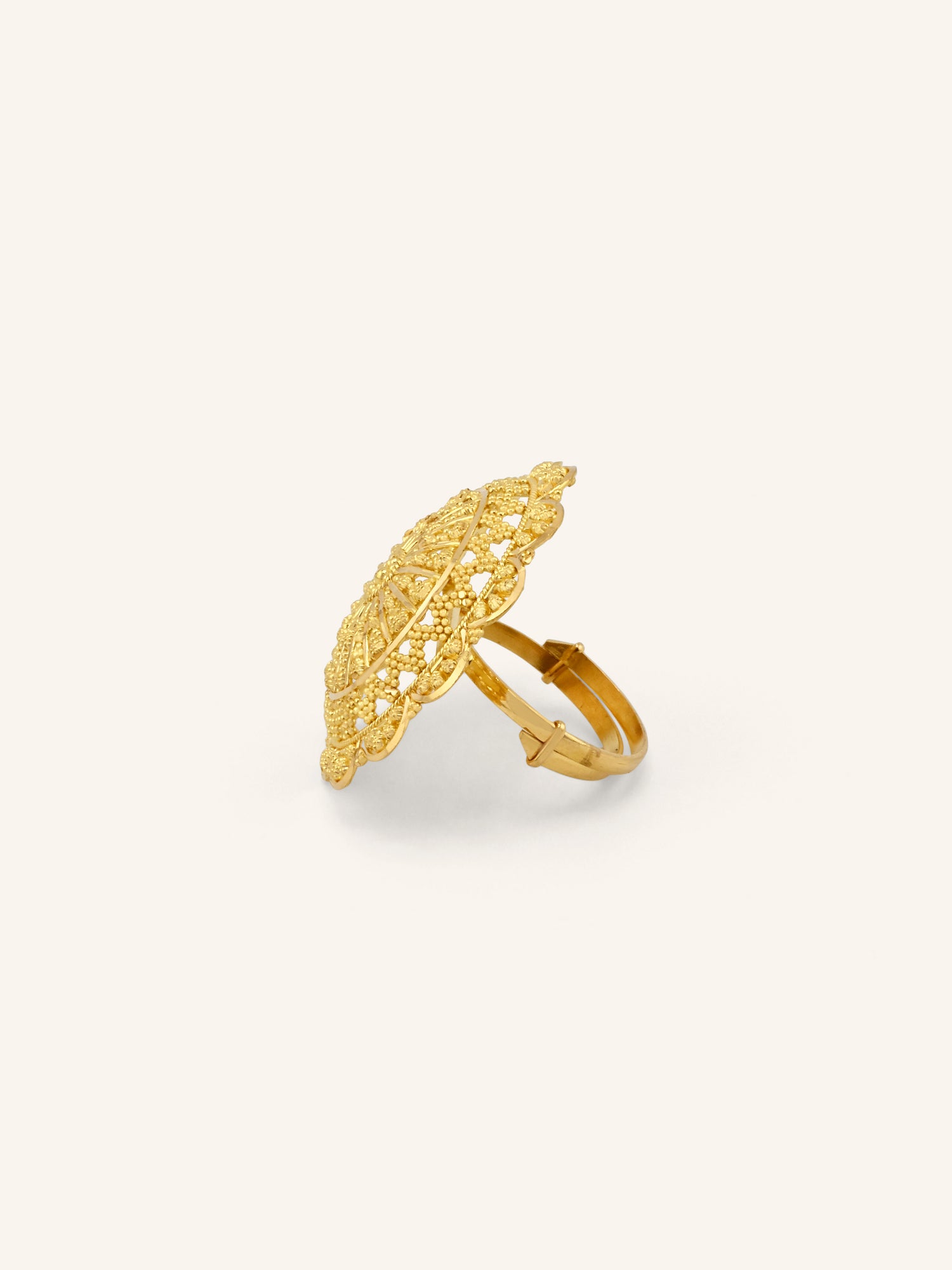 22ct Gold Adjustable Cocktail Ring