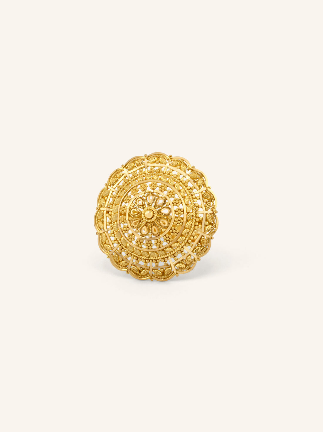 22ct Gold Adjustable Cocktail Ring