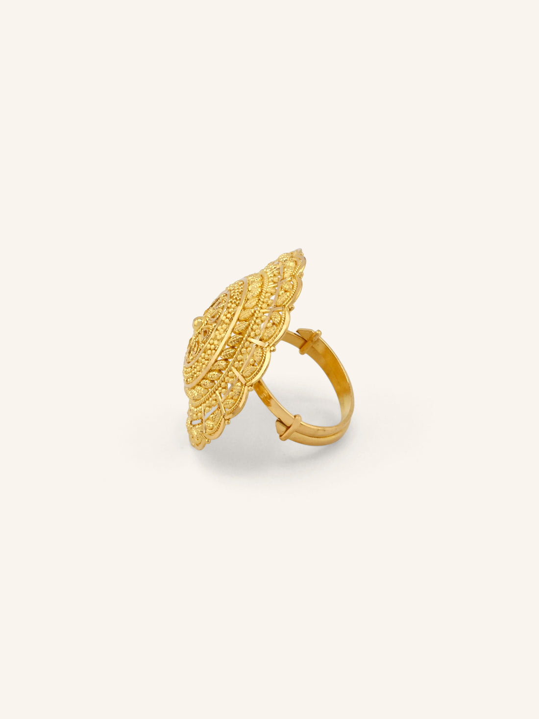 22ct Gold Adjustable Cocktail Ring