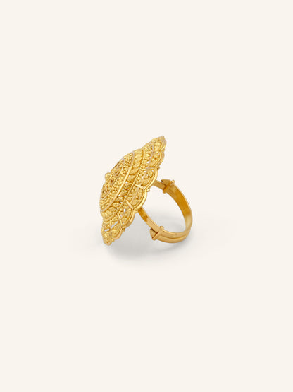 22ct Gold Adjustable Cocktail Ring