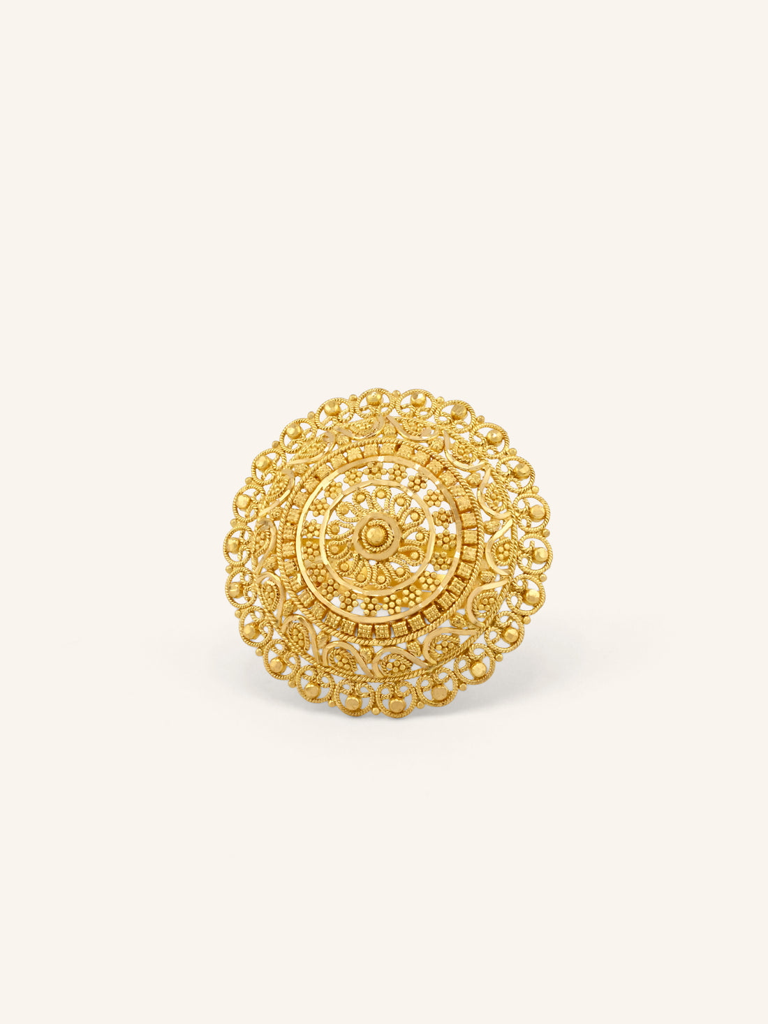 22ct Gold Adjustable Cocktail Ring