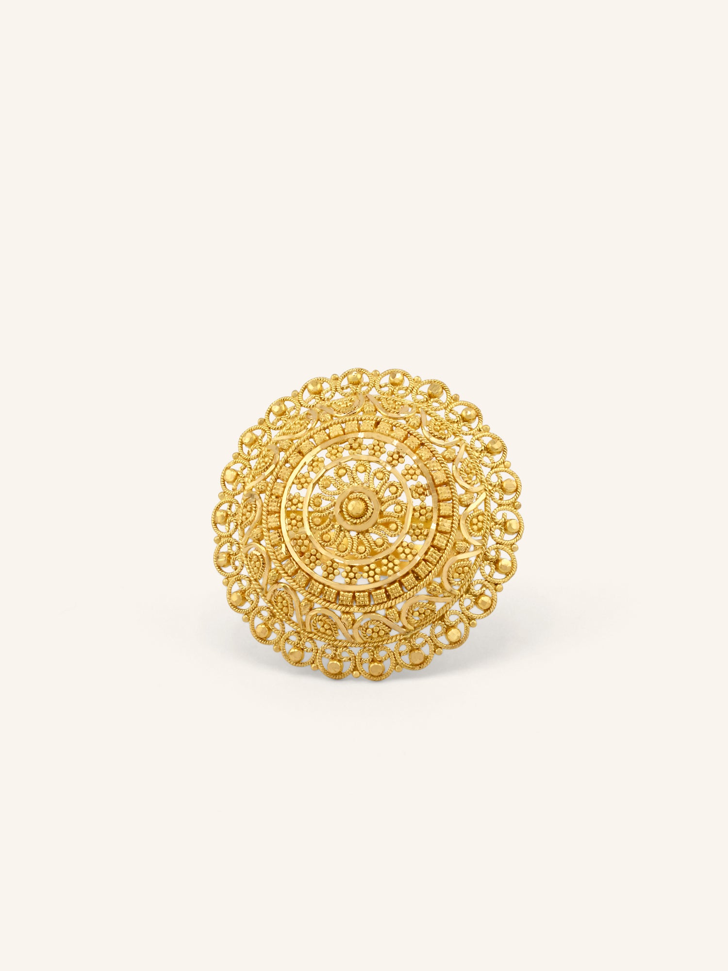 22ct Gold Adjustable Cocktail Ring