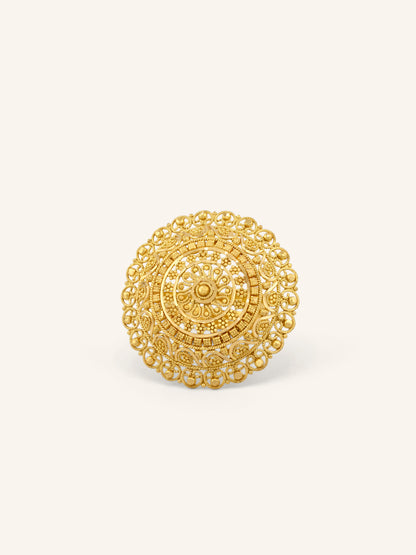 22ct Gold Adjustable Cocktail Ring
