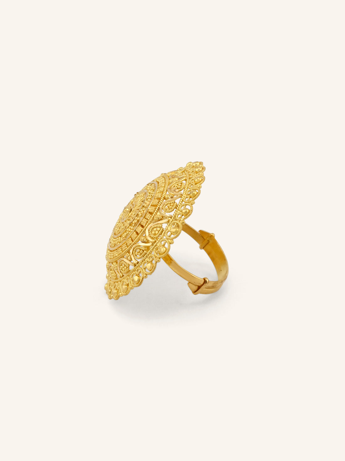 22ct Gold Adjustable Cocktail Ring