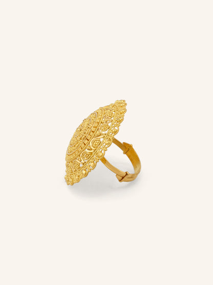 22ct Gold Adjustable Cocktail Ring