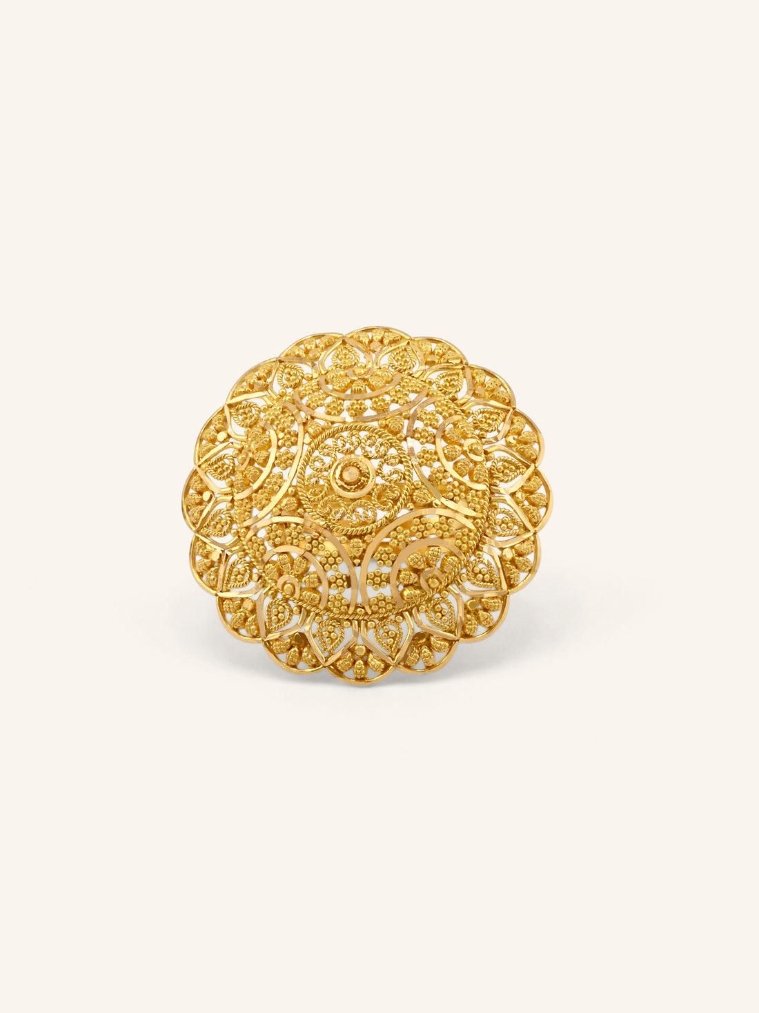 22ct Gold Adjustable Cocktail Ring