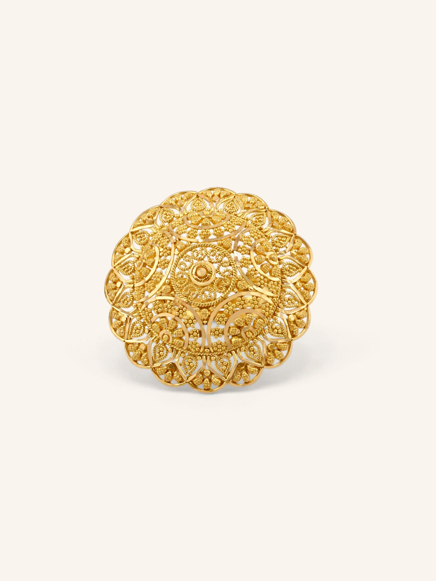 22ct Gold Adjustable Cocktail Ring