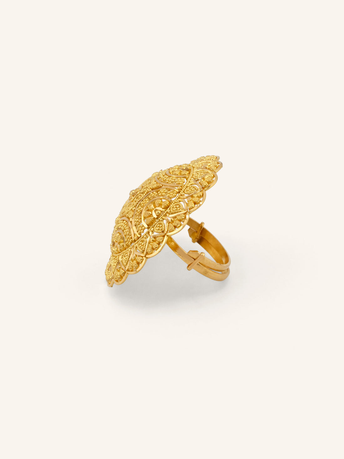 22ct Gold Adjustable Cocktail Ring