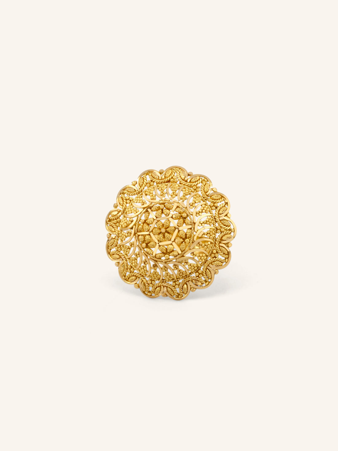 22ct Gold Adjustable Cocktail Ring