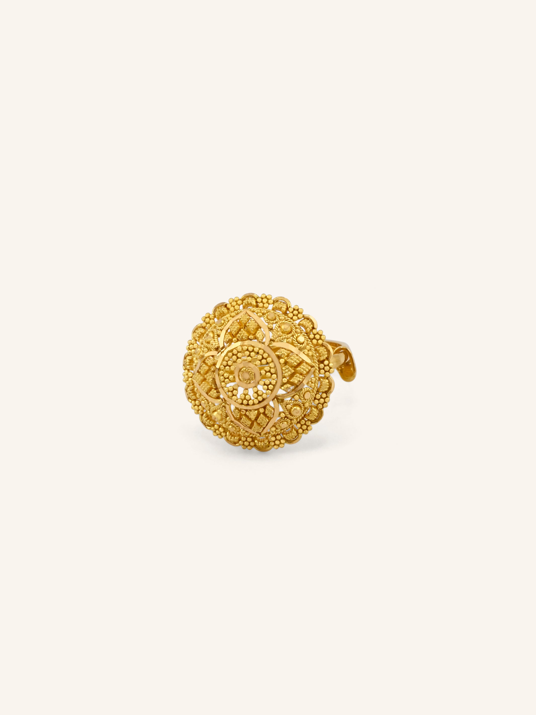 22ct Gold Adjustable Cocktail Ring