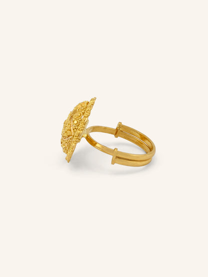 22ct Gold Adjustable Cocktail Ring