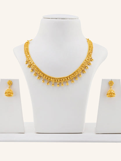 22ct Gold Choker Necklace Set