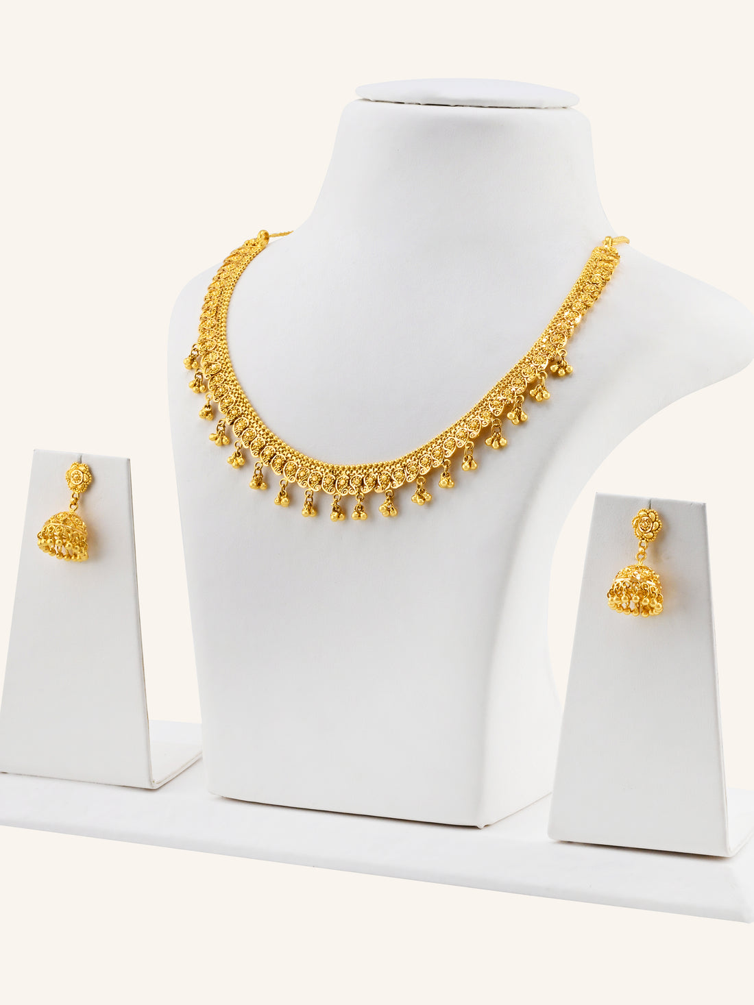 22ct Gold Choker Necklace Set