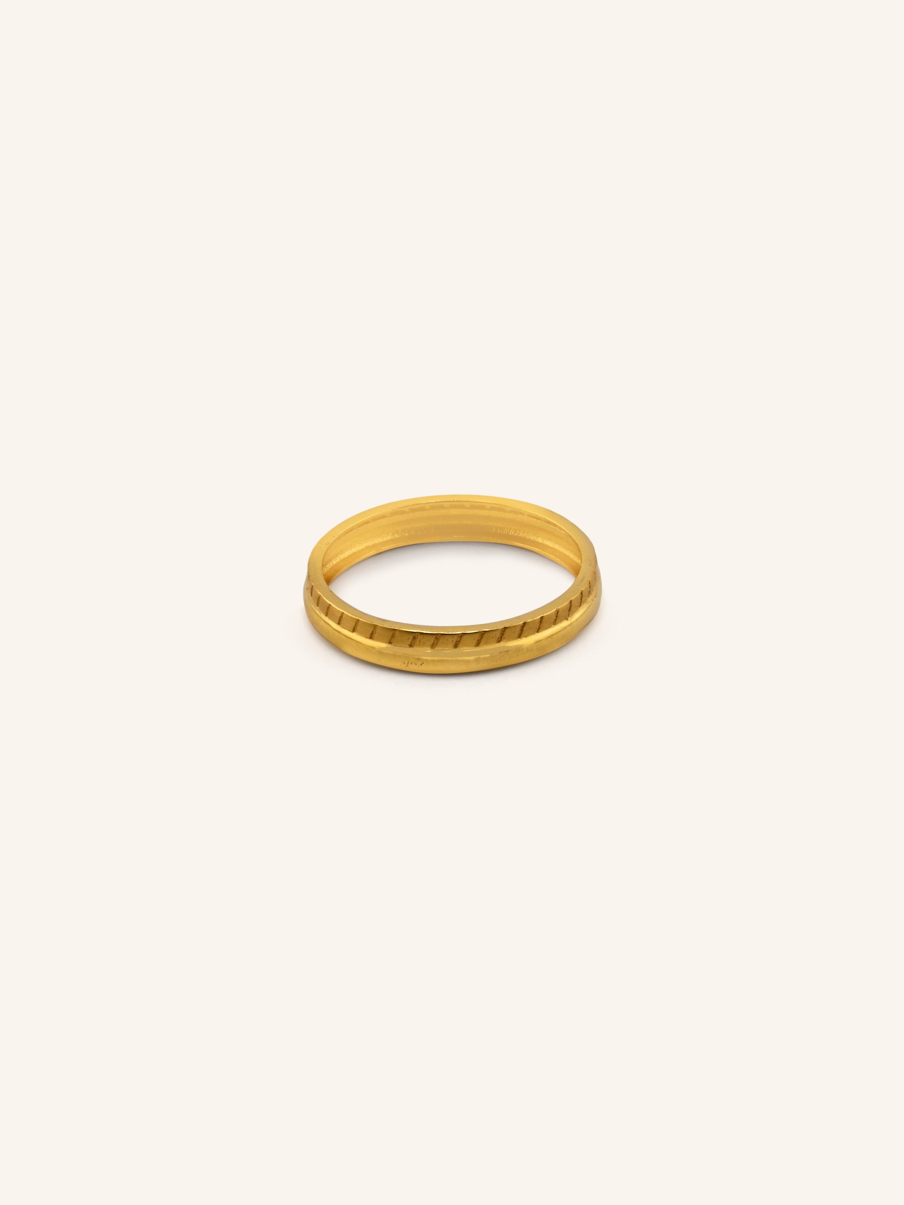 22ct Gold Lightweight Band Ring