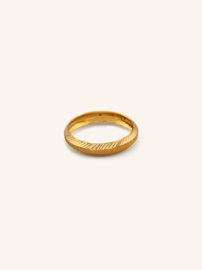 22ct Gold Lightweight Band Ring