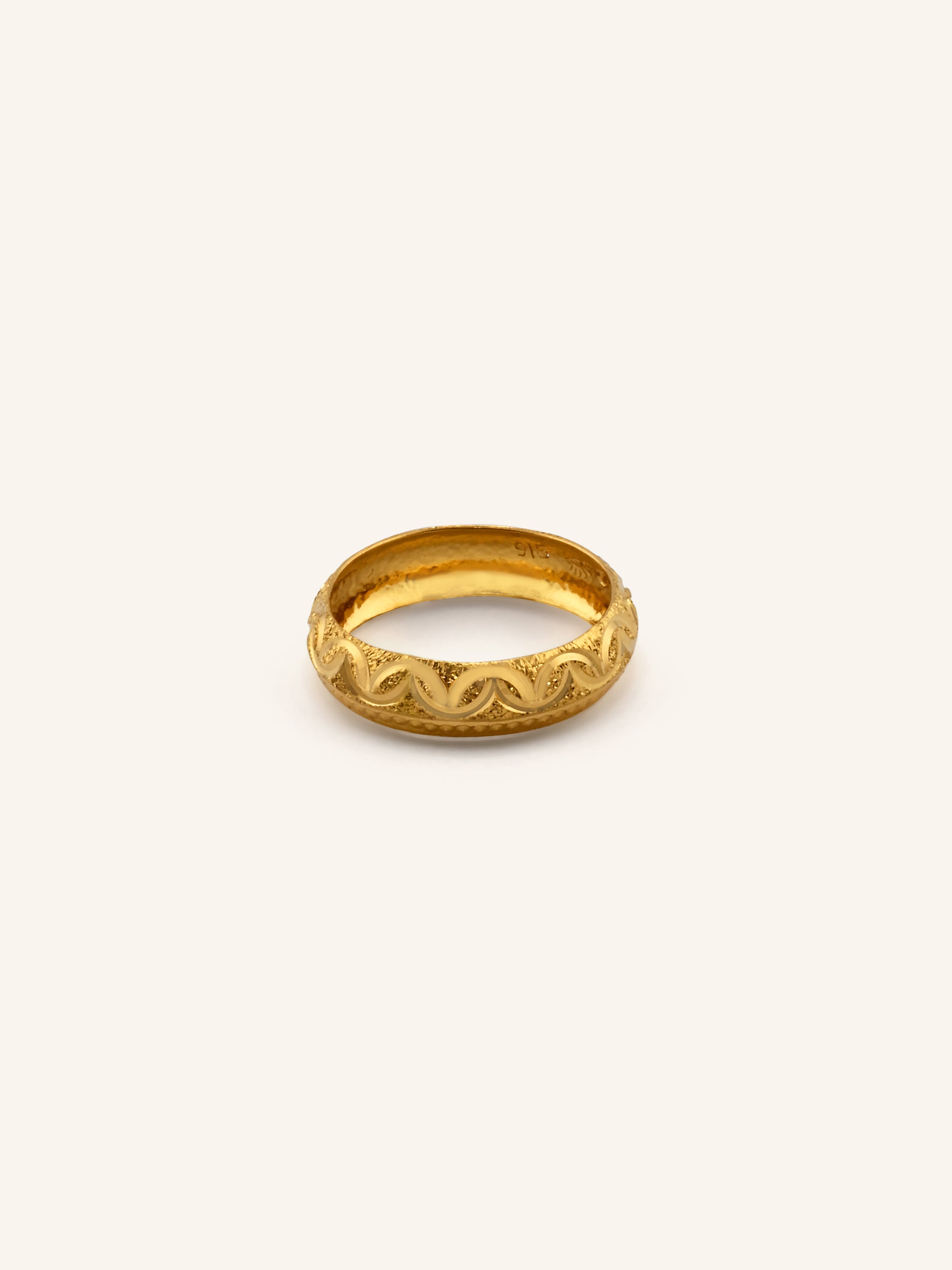 22ct Gold Lightweight Band Ring