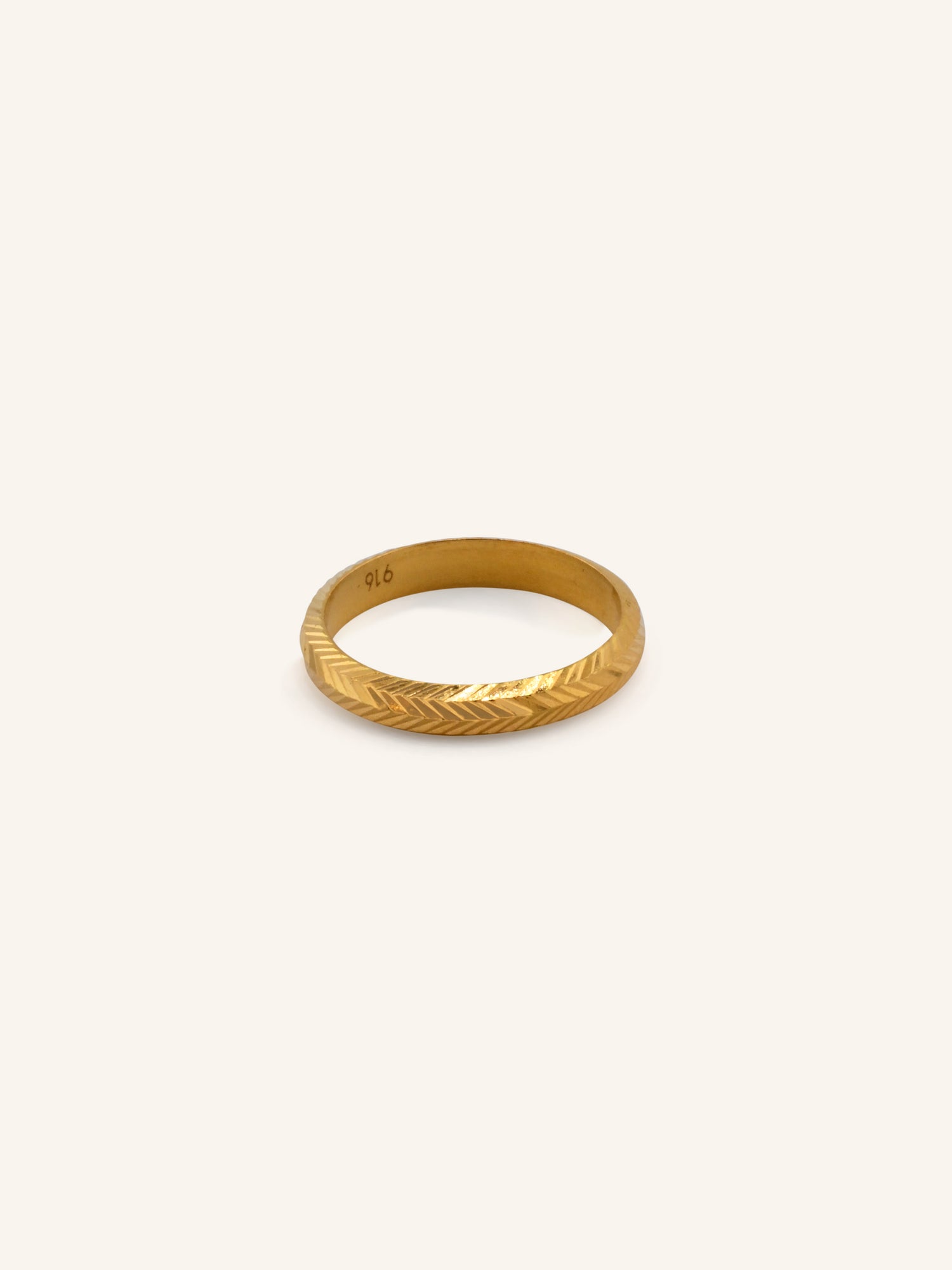 22ct Gold Lightweight Band Ring