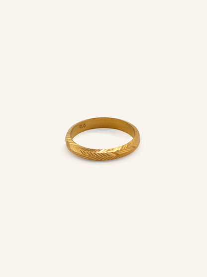 22ct Gold Lightweight Band Ring