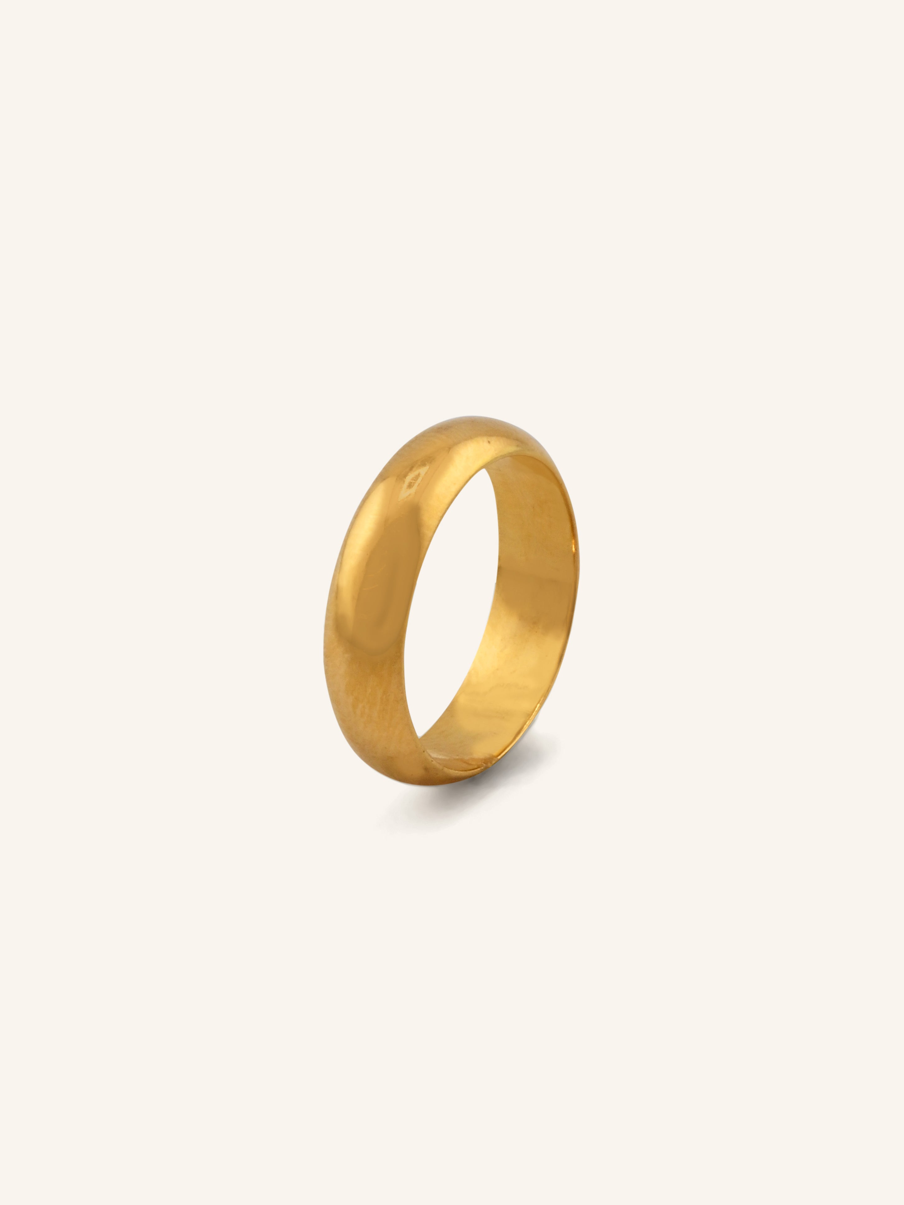 22ct Gold Plain Band Ring