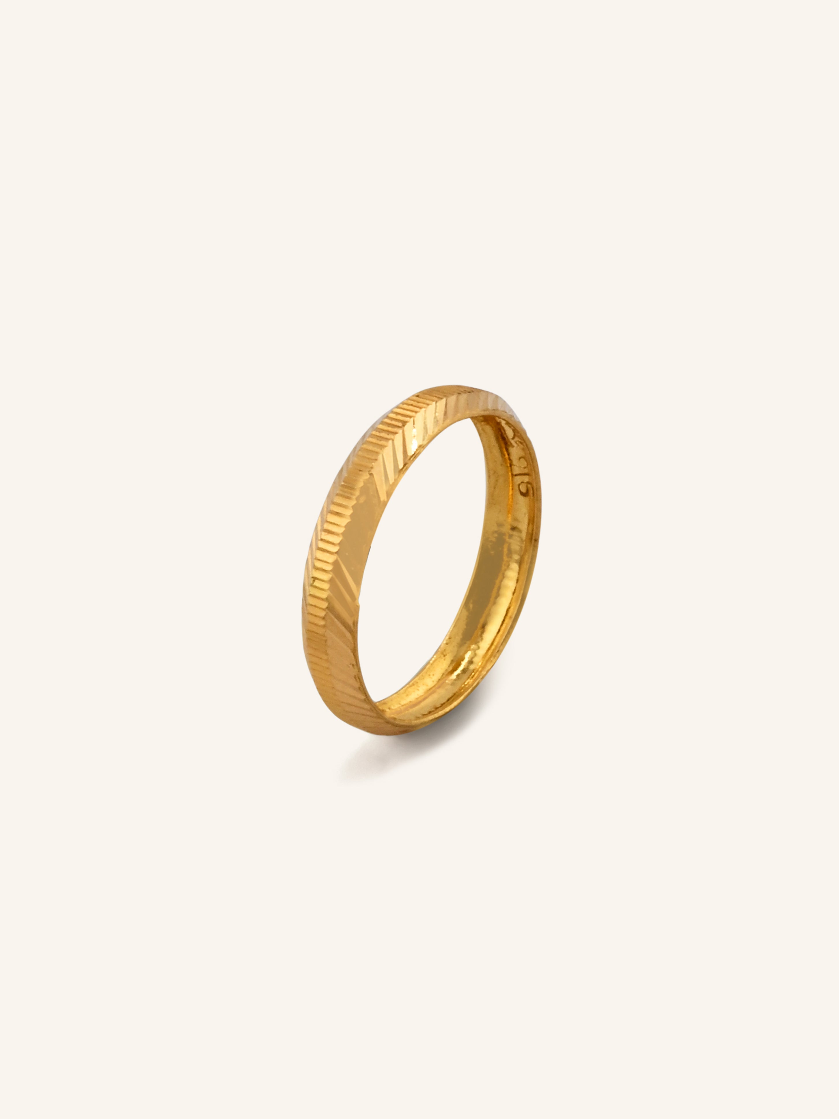 22ct Gold Lightweight Band Ring
