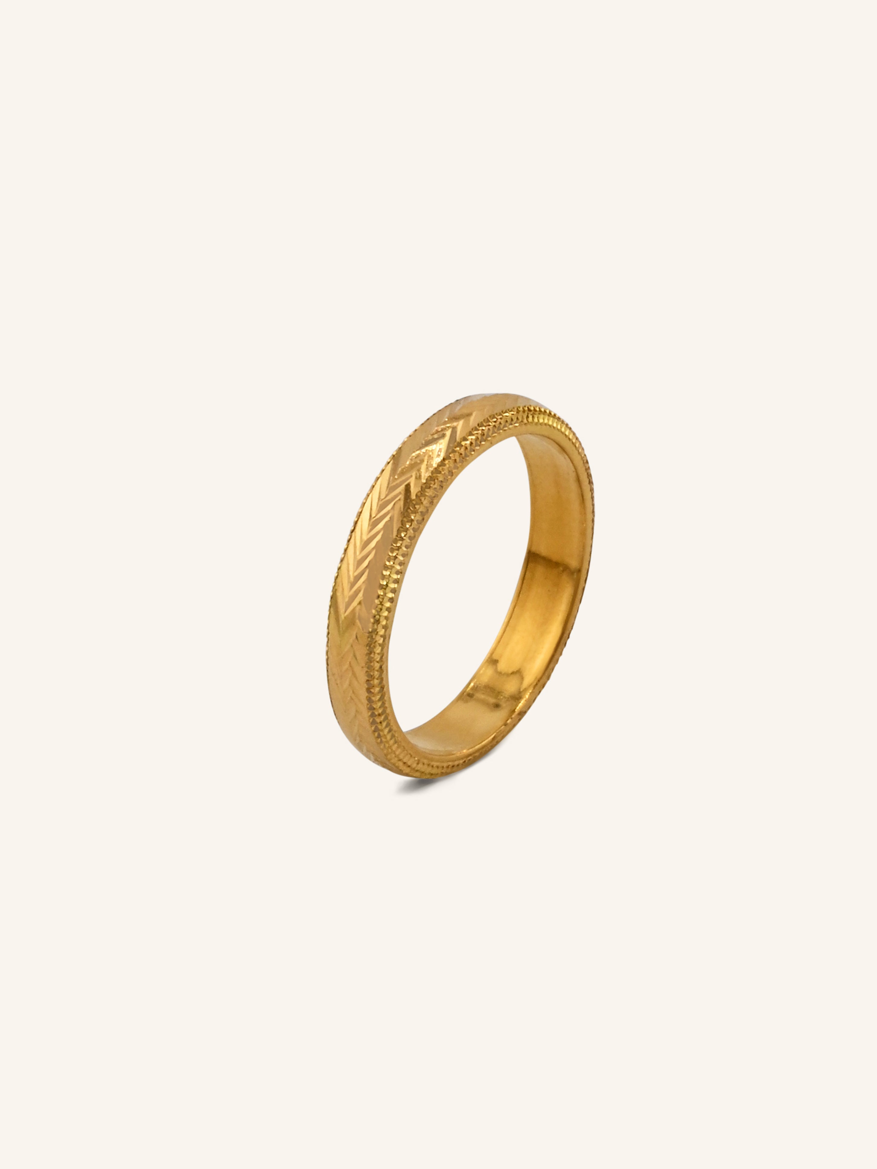 22ct Gold Lightweight Band Ring