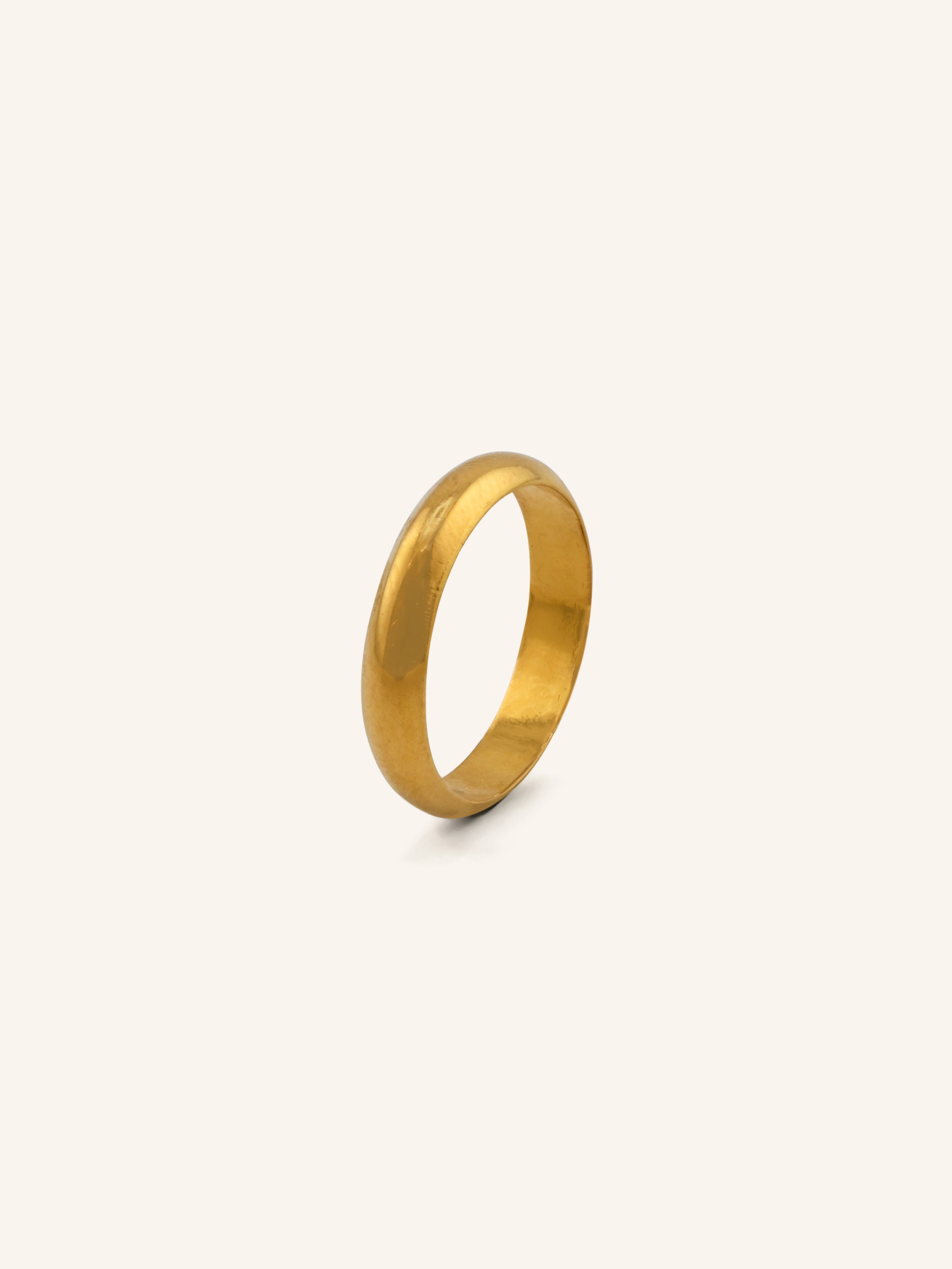 22ct Gold Plain Band Ring