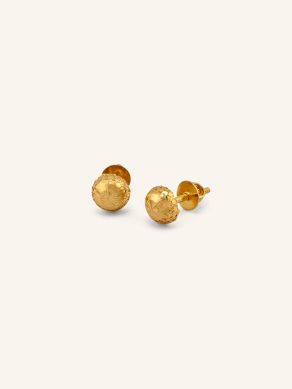 22ct Gold Stud Earrings