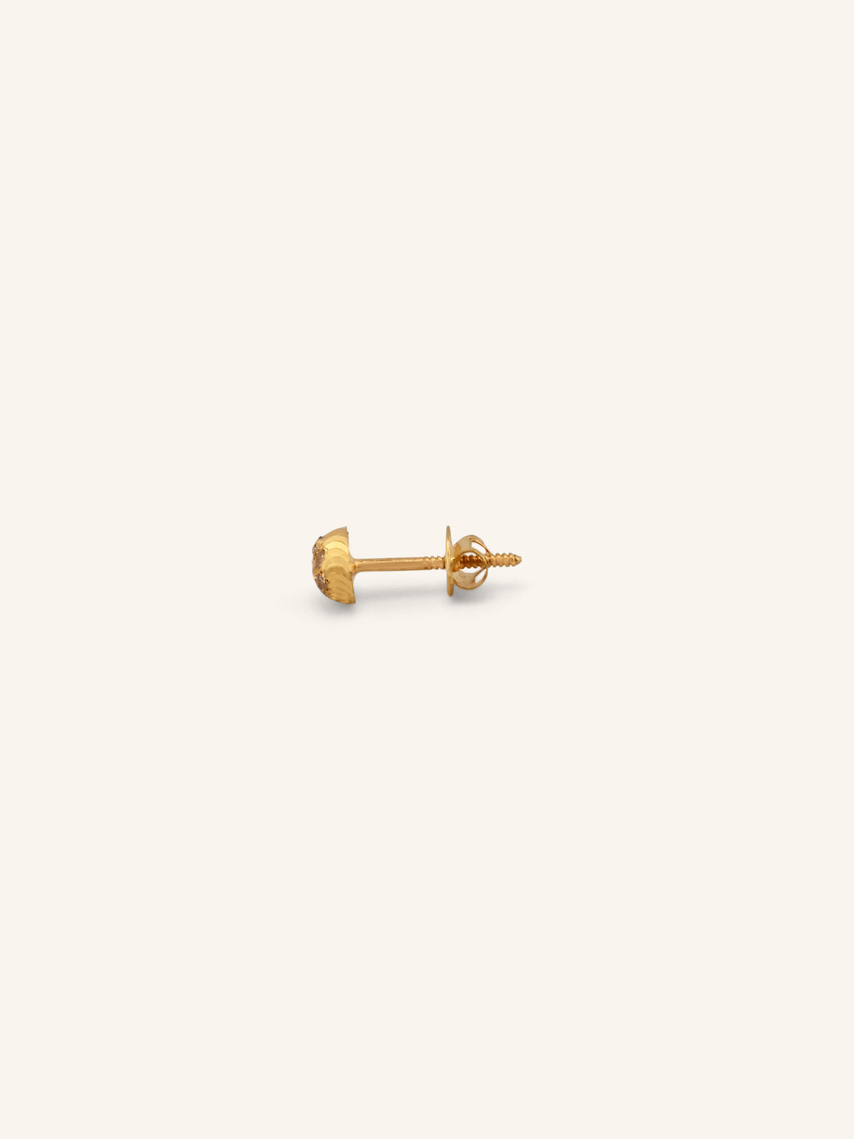 22ct Gold CZ Stud Earrings