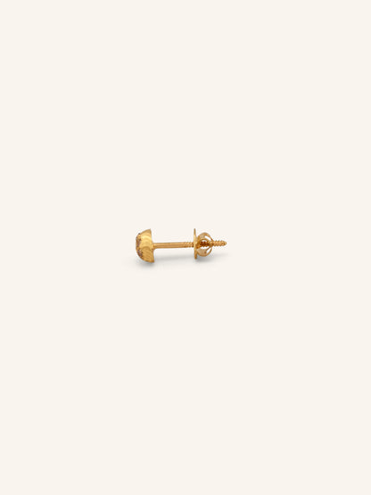 22ct Gold CZ Stud Earrings