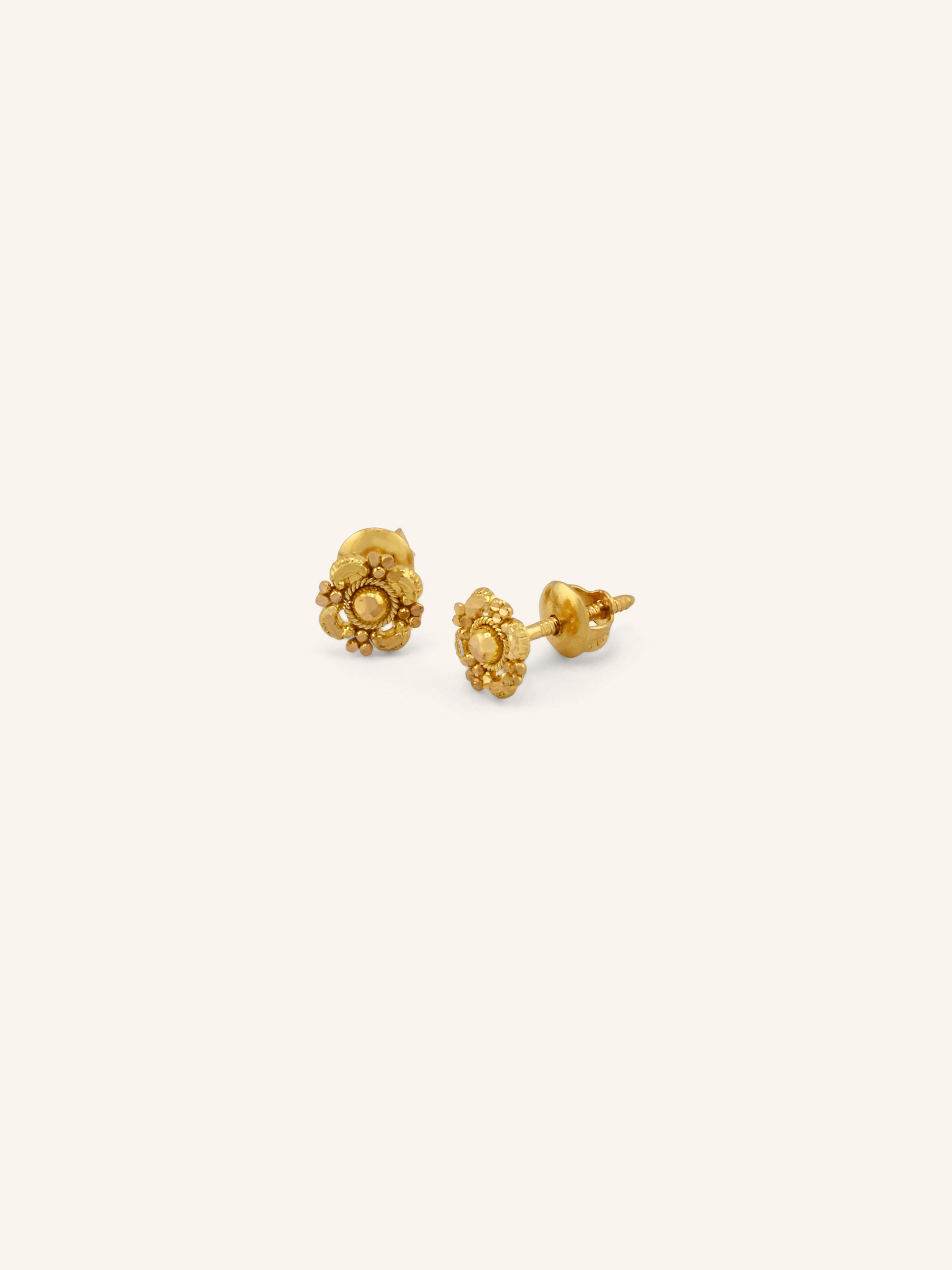22ct Gold Stud Earrings