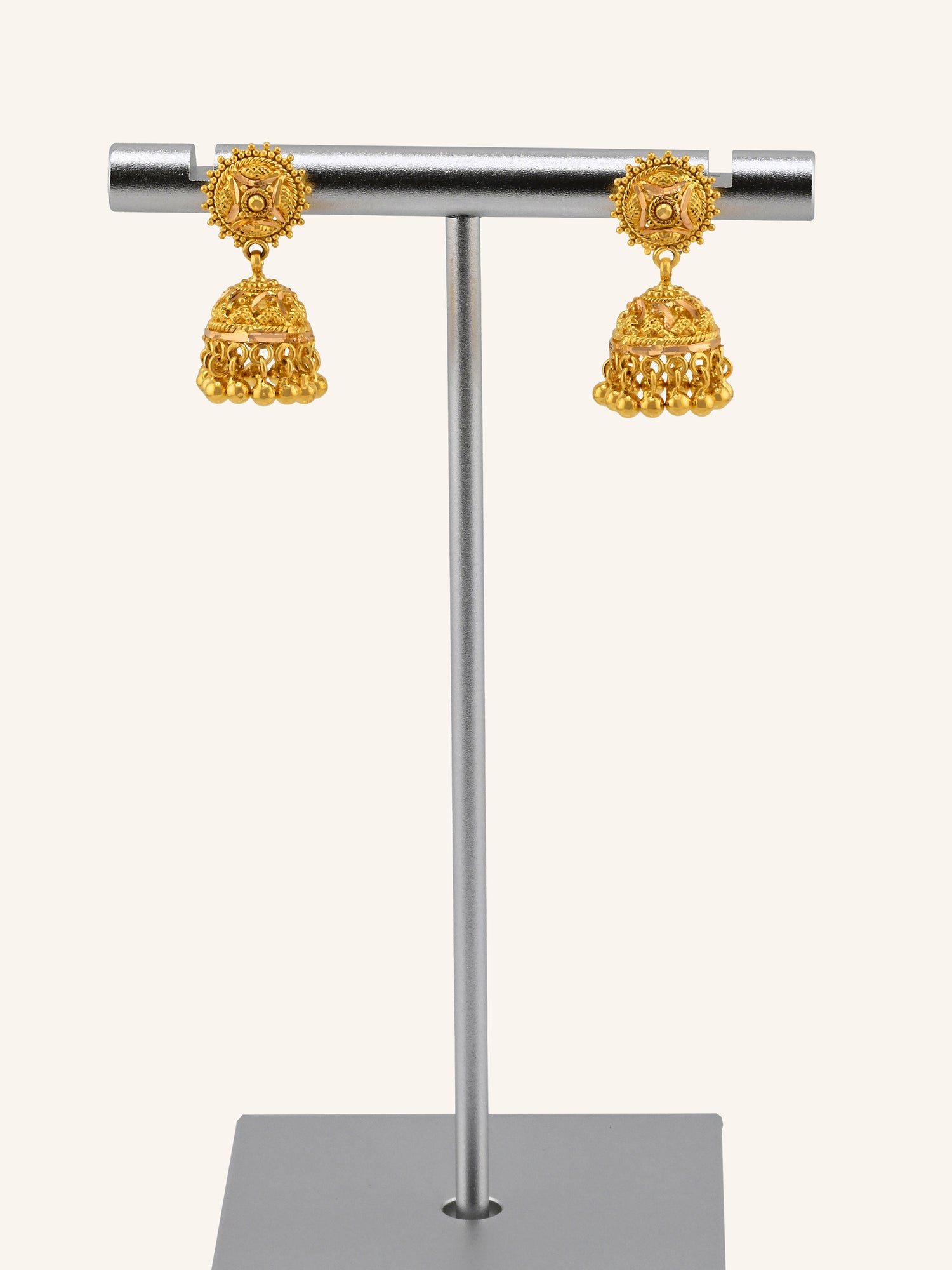 22ct Gold Jhumki Earrings