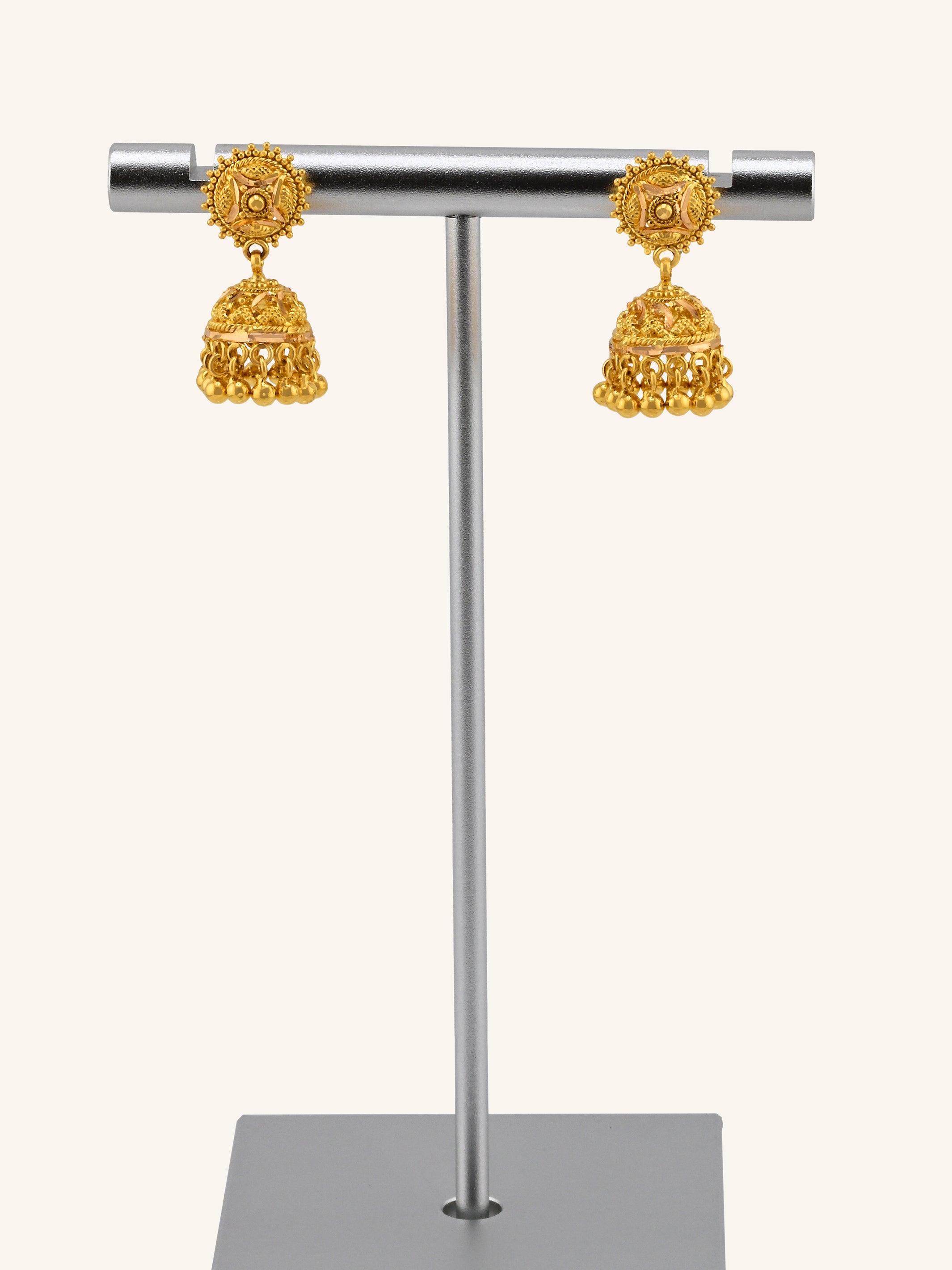 22ct Gold Jhumki Earrings
