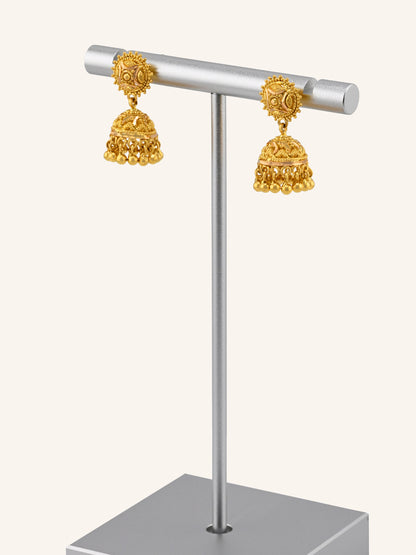 22ct Gold Jhumki Earrings