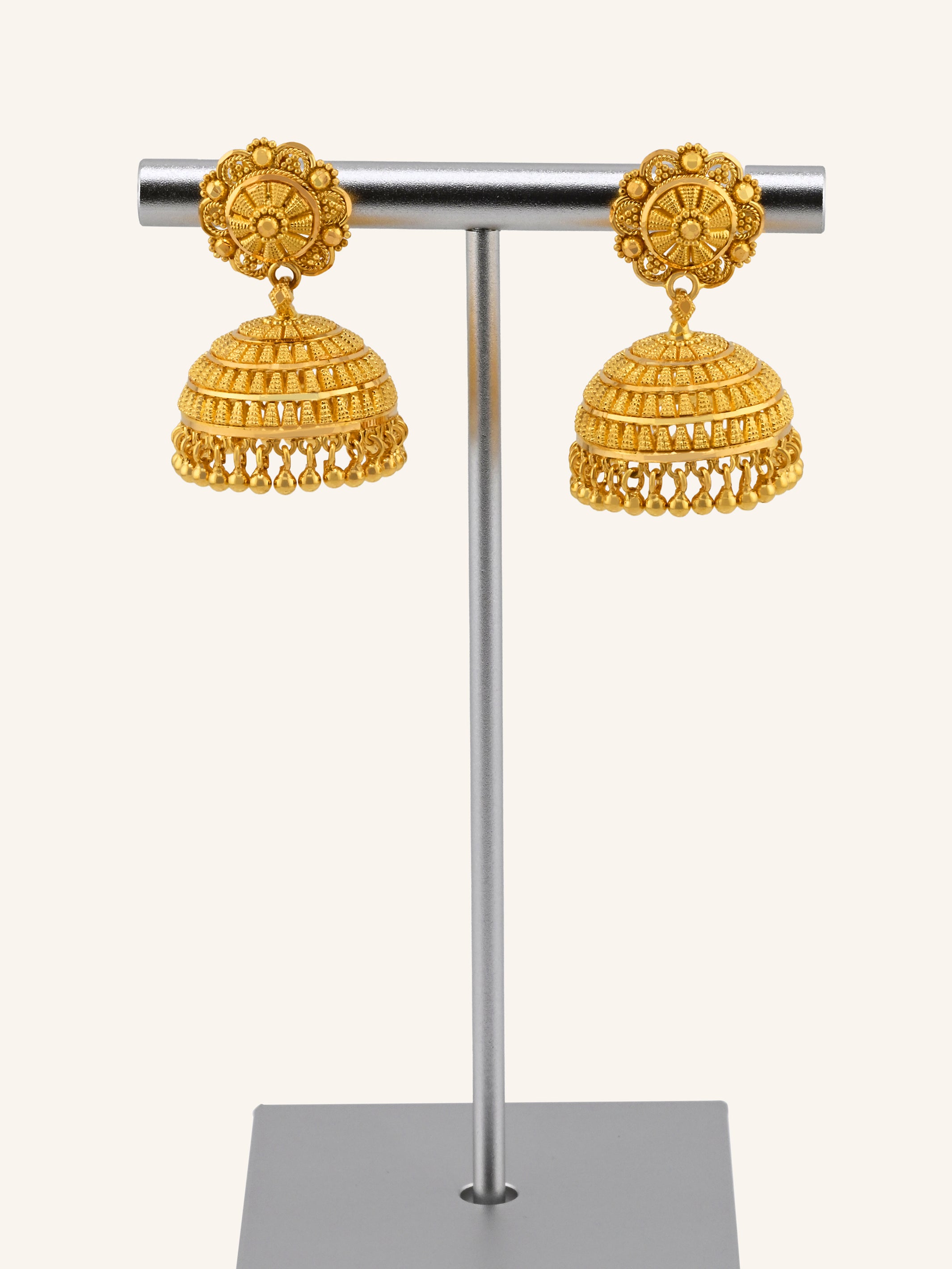 22ct Gold Jhumka Earrings