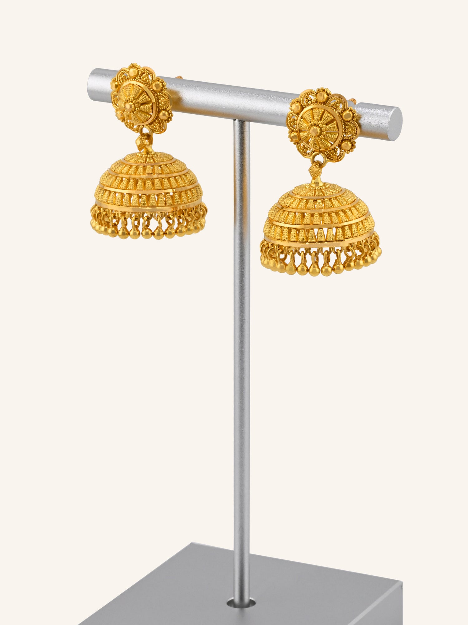 22ct Gold Jhumka Earrings