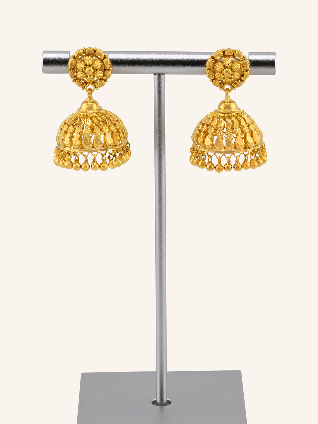 22ct Gold Jhumka Earrings