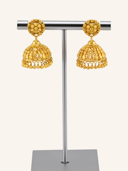 22ct Gold Jhumka Earrings