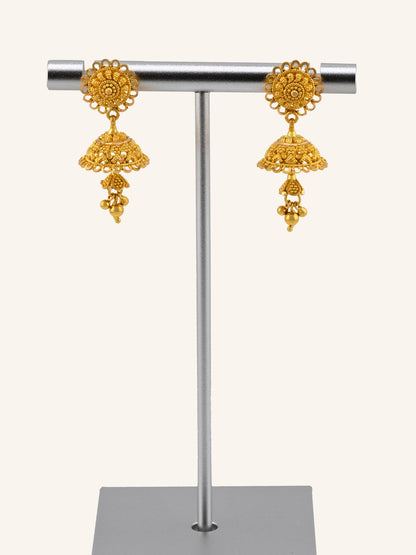 22ct Gold Jhumki Earrings