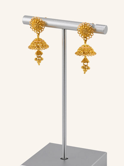 22ct Gold Jhumki Earrings